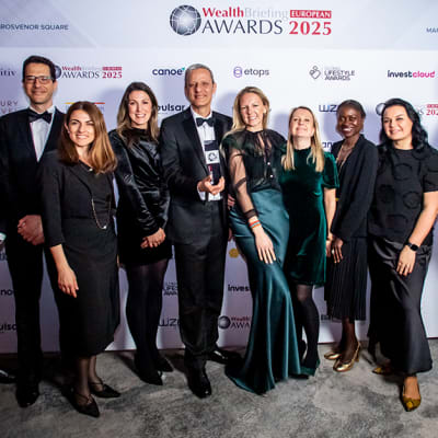 Lombard Odier wins best technology outsourcing solution at the WealthBriefing European Awards 2025